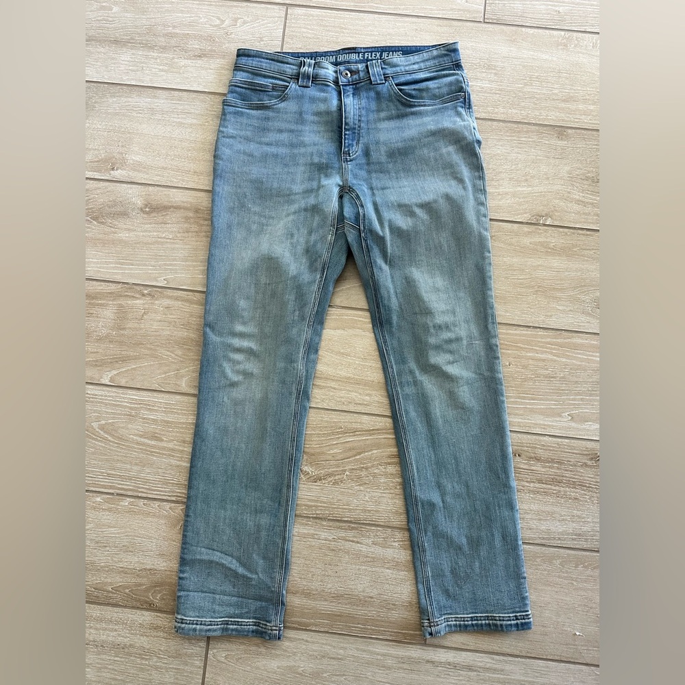 Duluth Standard Fit Light Blue Men's Jeans 34 x 34